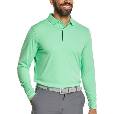 FootJoy Men's Long Sleeve Sun Protection Golf Polo