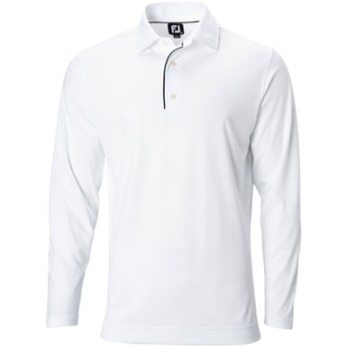 FootJoy Men's Long Sleeve Sun Protection Golf Polo