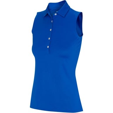 Greg Norman Women's Freedom Pique Sleeveless Golf Polo