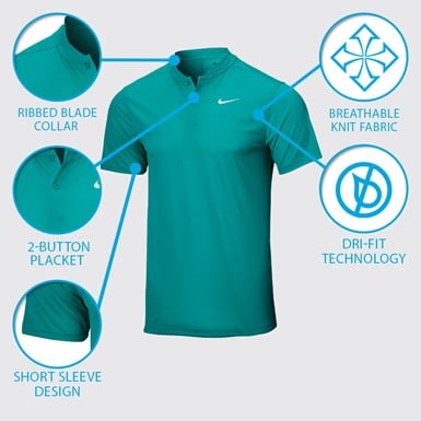 NIKE Men's Victory Blade Golf Polo