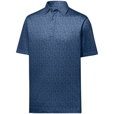 FootJoy Men's Painted Floral Lisle Golf Polo - Previous Season Style