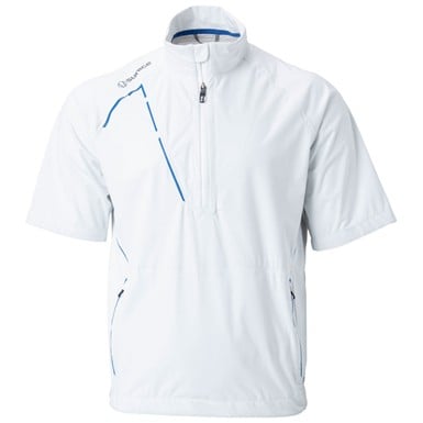 Sunice Men's Sullivan Zephal Short Sleeve Golf Rain Pullover