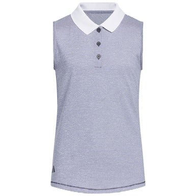 adidas Junior Sleeveless Golf Polo