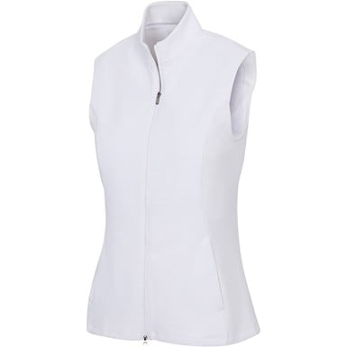 Greg Norman Women's Ottoman Rib Mock Golf Vest