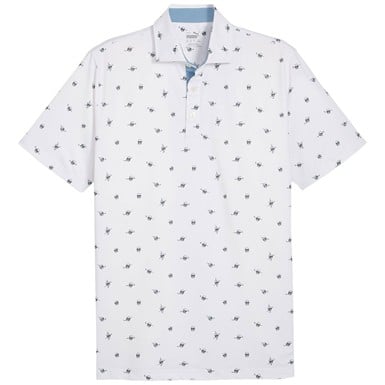 Puma Men's MATTR Skulls Golf Polo