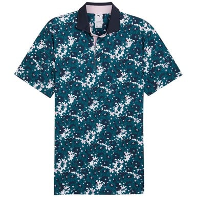 Puma Men's X Arnold Palmer Floral Golf Polo