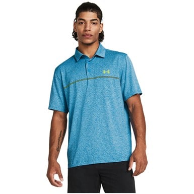 Under Armour Men's Chest Striped Playoff 3.0 Golf Polo