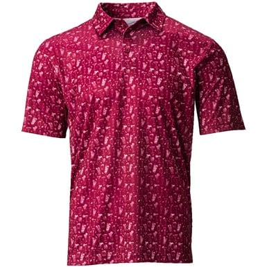 TGW Men's Happy Hour Print Golf Polo