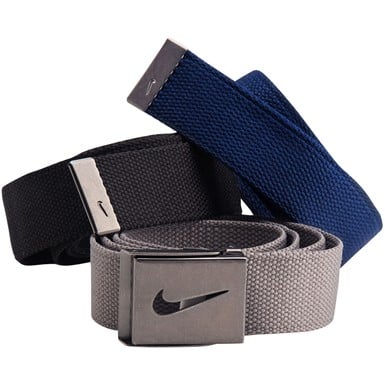 NIKE Men's 3pk Webbing Golf Belt
