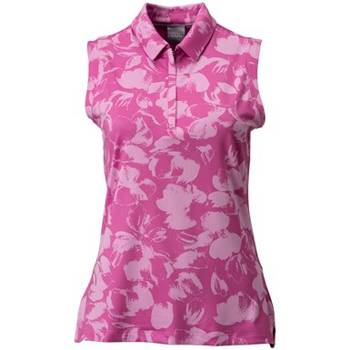 Dunning Women's Aubrey Jersey Performance Sleeveless Golf Polo