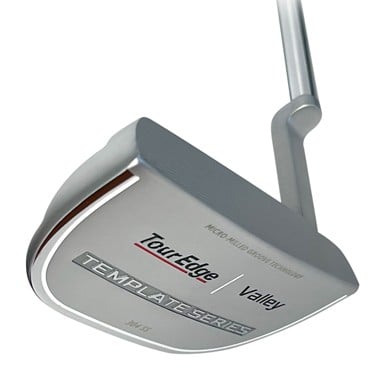 Tour Edge Template Silver PVD Valley Putter