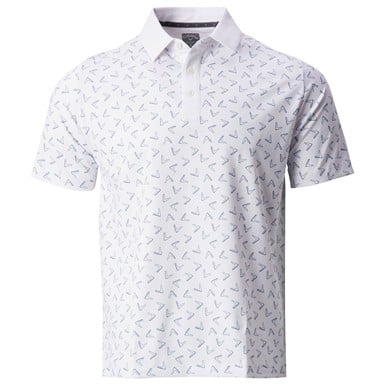 Callaway Men's Painted Chev Trademark Print Golf Polo