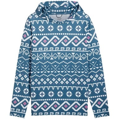 Puma Men's Fair Isle Golf Hoodie