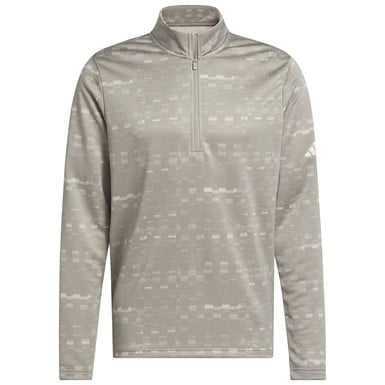 adidas Men's Core Printed 1/4 Zip Golf Pullover
