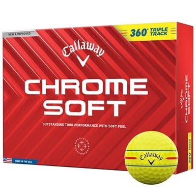 Callaway Chrome Soft 2024 360 Triple Track Golf Ball