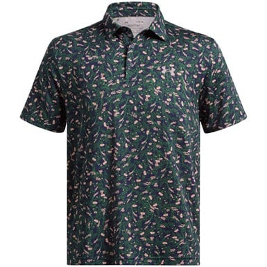 Under Armour Men's Drive 3.0 Printed Dark Floral Golf Polo
