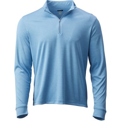 Greg Norman Men's Playdry Clubhouse Heathered 1/4 Zip Golf Pullover