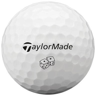 TaylorMade 2024 TP5 My Symbol Dice Print Golf Ball