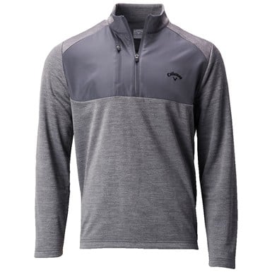 Callaway Men's Mixed Media Midweight 1/2 Zip Golf Pullover