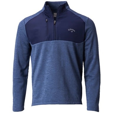 Callaway Men's Mixed Media Midweight 1/2 Zip Golf Pullover