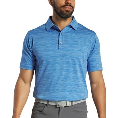 FootJoy Men's Jacquard Wave Golf Polo
