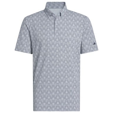 adidas Men's Go To Printed Stripe Golf Polo