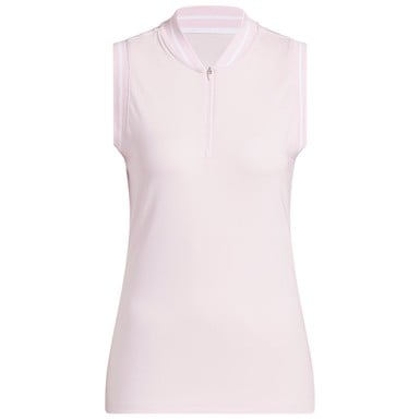 adidas Women's Ult 365 Solid Zip Sleeveless Golf Polo