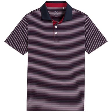 Puma Junior MATTR Stripe Golf Polo