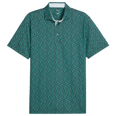Puma Men's Pique Botanic Dot Golf Polo