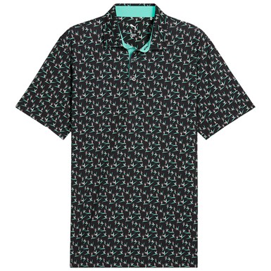 Puma Men's MATTR Paradise Flower Golf Polo