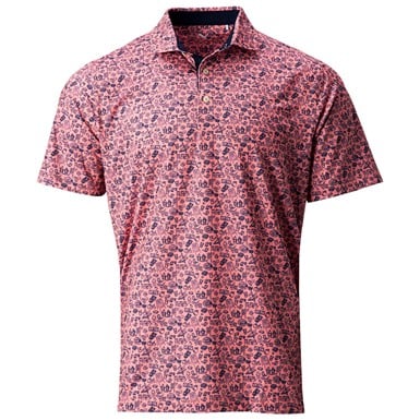 Puma Men's MATTR Peach Stand Golf Polo