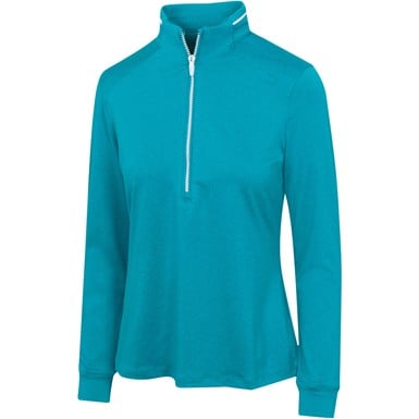 Greg Norman Women's Leaderboard 1/4 Zip Golf Pullover