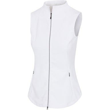 Greg Norman Women's Rib Funnel Collar Golf Vest