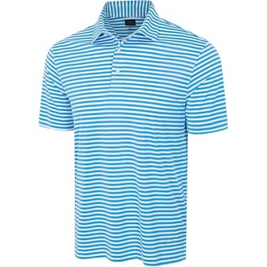 Greg Norman Men's ML75 Microlux Stripe Golf Polo