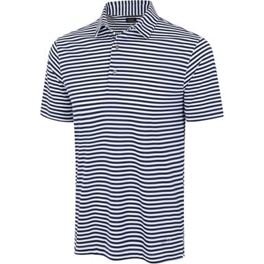 Greg Norman Men's ML75 Microlux Stripe Golf Polo