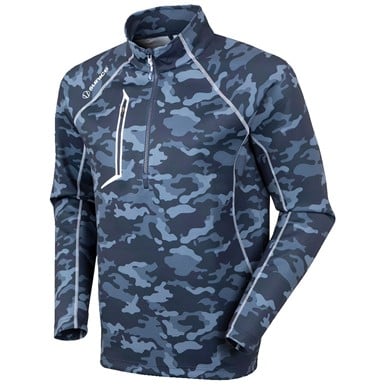 Sunice Men's Allendale 2.0 Camo 1/2 Zip Golf Pullover