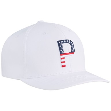 Puma Pars and Stripes 6 Panel Golf Hat