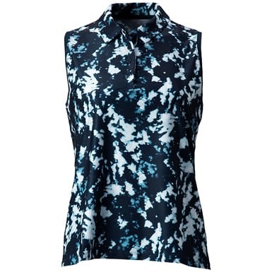 NIKE Women's Victory Print Sleeveless Golf Polo