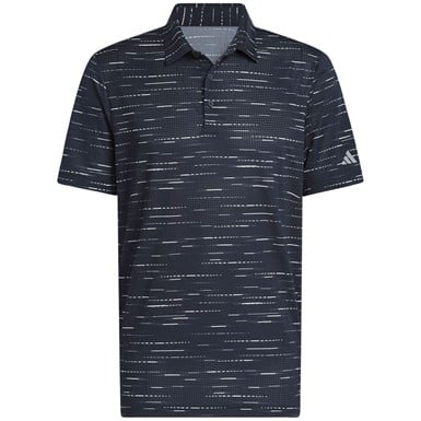 adidas Mens Ult 365 Mesh Print Golf Polo