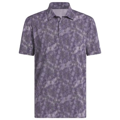 adidas Mens Ult 365 Texture Print Golf Polo
