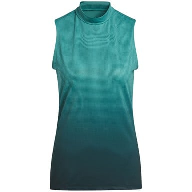 adidas Womens Ult 365 Gradient Sleeveless Mock Golf Top