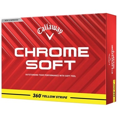 Callaway Chrome Soft 360 Stripe Golf Ball