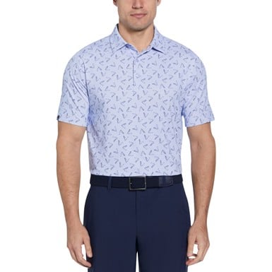 Callaway Men's All Over Large Chev Print Golf Polo