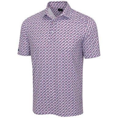 Greg Norman Mens Champions Crown Golf Polo