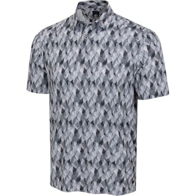 Greg Norman Mens Shark Fin Golf Polo