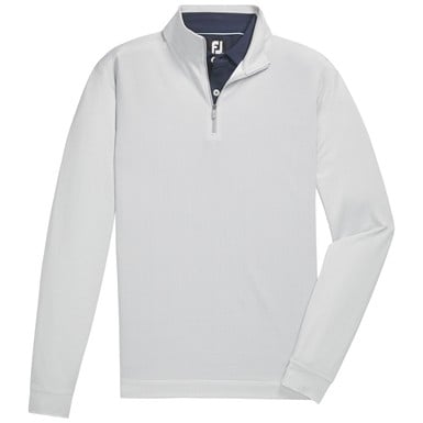 FootJoy Mens Houndstooth 1/4 Zip Golf Pullover