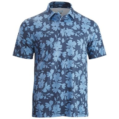 TGW Mens Large Floral Print Golf Polo