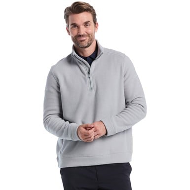 Callaway Mens Waffle1/4 Zip Golf Pullover