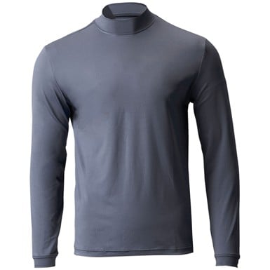 TGW Mens Solid Performance Long Sleeve Golf Mock