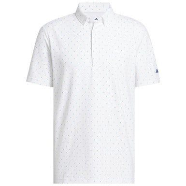 adidas Mens Ult 365+ Micro Print Golf Polo